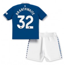 Everton Jarrad Branthwaite #32 Hemmaställ Barn 2023-24 Korta ärmar (+ Korta byxor)